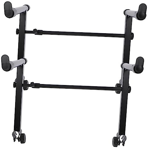 FUNOMOCYA 2sätze Keyboardständer Verstellbar Für Elektronische Keyboards Langlebiger Keyboardhalter Stabile Unterstützung Mit Teleskop-design