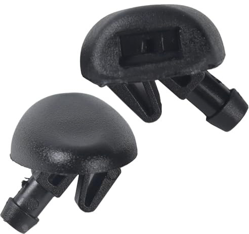 QASULER 2 Teile/Satz Frontscheibenwischer Wasserwaschanlage Jet Düse, for Peugeot, 407 206 1998 1999 2000 2001 2002 2003 2004 2005 2006 Scheibenwaschdüsen