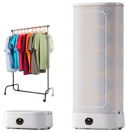 KYZTMHC Automatic Clothes dryer Ironer with Automatic Timer 1000W 20mins Quickly Eliminates Wrinkles for Shirts and Clothes