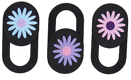 Uonlytech 3piezas De Lente De Privacidad Tapa Protectora para Cámara Web De Privacidad Deslizante Móvil Resistente