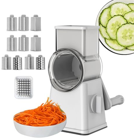 Romisco au fromage, coupe-légumes Filador | Machine rotative de râpe de cuisine avec poignée | Pédronisation manuelle de légumes de roche manuelle, manuel de broyeur multifonctionnel pour la