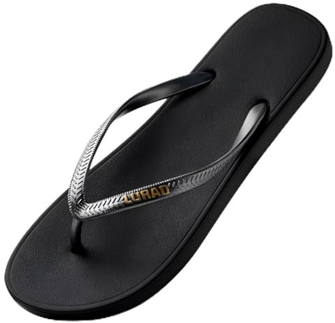 JaYouhe Womens Quick-Dry Flip Flops with Non-Slip Sole & Comfort Cushioning | Water-Resistant Beach Pool Shoes for Women, Lightweight Summer Sandals for Outdoor Swimming, Hiking, Travel