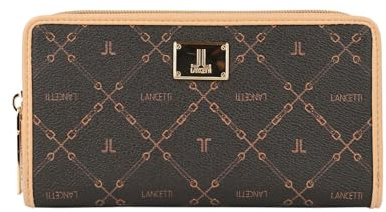 LANCETTI Portafoglio Donna Spazioso In Similpelle PU Con Scatola Regalo