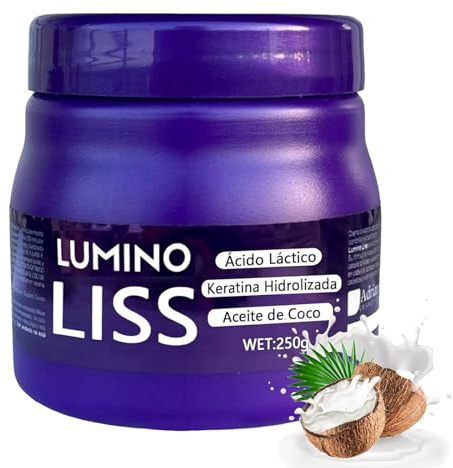 Lumino Liss Alisado,Lumino Liss Alisado Sin Formol,Luminoliss Sin Formol,Crema Alisadora, Cabello Liso Sedoso Sin Frizz - Brillo Duradero