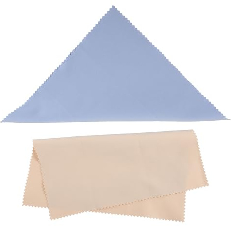 BESTonZON Paños de Limpieza para Guitarra y Piano, Tamaño Portátil, Uso Versátil, Kit de Cuidado de Instrumentos, 2 Piezas de Tela para Pulir y Mantener