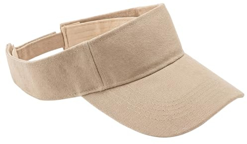 Gkhlg 1 Pack Sun Visor Hat Adjustable Lightweight Breathable Sun Visor for Women Golf Tennis Outdoor Sports