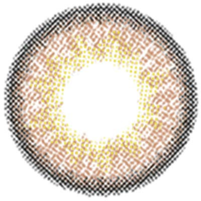 Matlens – EOS Farbige Kontaktlinsen ohne Stärke hazel braun Big eyes G-306 2 Linsen 1 Kontaktlinsenbehälter 1 Pflegemittel 50ml FBA