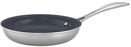 ZWILLING Clad CFX 8-inch Stainless Steel Ceramic Nonstick Fry Pan