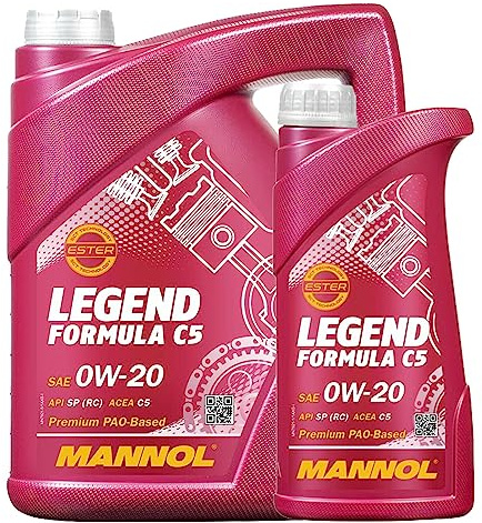 1x6L Motoröl LEGEND FORMULA C5 0W-20 passend für DEXOS1 GEN2 229.71