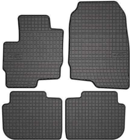 FROGUM EL Toro Gummimatten Ganzjähriges-Set von Autofussmatte Auto Fußmatten für Mitsubishi Colt VI 2008-2012 | Beständiges Gummi Material | 1,5cm Schutzkante