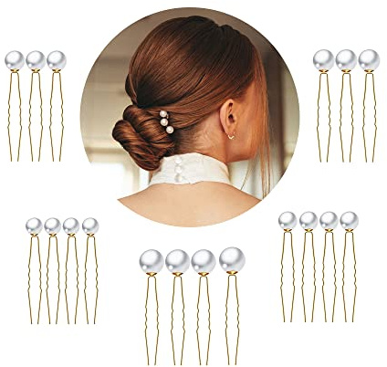 18 forcine per capelli, a forma di U, per matrimoni, per feste, balli, matrimoni, uso quotidiano