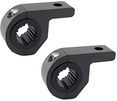 ETOPARS 2 Stück 25-30mm Arbeitsleuchten Halterung Motorrad Scheinwerfer Klemmhalterung Halterung Universal Auto Rohr Klemme Rohrhalterung Lichthalterung