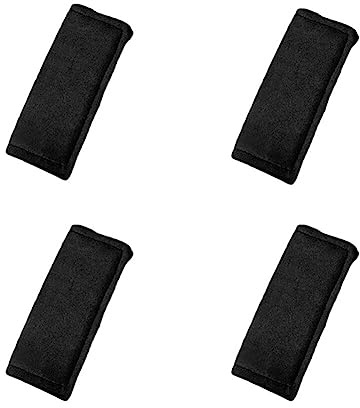 Asudaro Auto Haltegriff Abdeckung, Atmungsaktiver Weicher Autogriff Schutz Wildleder Auto Haltegriff Abdeckung Auto Innentürverkleidung Zuggriff Trim Cover Universell Für Autos, Suvs Schwarz-4 Stück