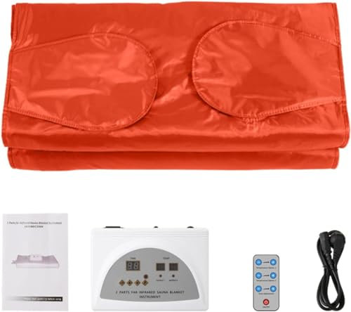 MAHWER Couverture de Sauna Infrarouge à Dose Plus élevée, enveloppe de thérapie chauffante Amincissante for brûler Les Graisses, for la Forme du Corps des Femmes, Amincissante, Fitness