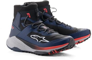 Alpinestars Speedforce XR Motorrad Schuhe, blau/schwarz/rot, 9.5