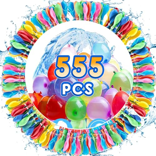 Funnity Wasserbomben Selbstschließend, 555 Stück