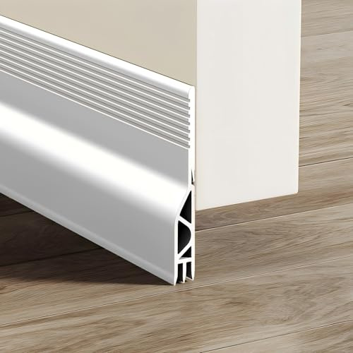 Vingspina 100cm Weiß Dichtungsband für Türen, Dichtung Selbstklebend, Silikon Türdichtung, Isolierte Türdichtungen, Selbstklebende Tür Türdichtung, Rmenfengtiao