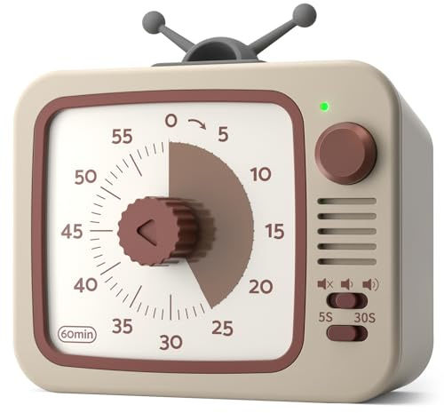 LIORQUE Temporizador Visual con Pausa, Cuenta Regresiva de 60 Minutos