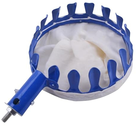 JWQFBC Tête de Cueillette de Fruits avec Panier, Sac à Fruits et Pince Multifonctionnelle pour Vergers et Orangers, Facilite Le Travail, Bleu