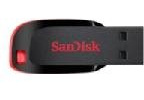 Sandisk 16GB Cruzer Blade 16GB USB 2.0 Capacity USB Flash Drive - ( 2.0, USB Type-A Connector, Other, Black, Red)
