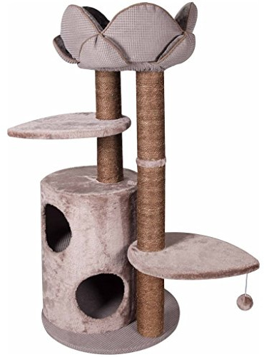 Flamingo Lotus katt skrapare/korg 48 x 48 x 110 cm