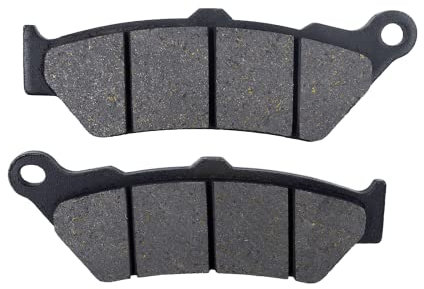 AHL Motocicleta Pastillas de Freno Delantero para Yamaha XT 660 R 2004-2011/DT 125 X 2005-2006/HONDA CB 500 V/W/SW/X/SX/Y/SY/2/S2 1997-2003/NX 500 V/W/X Dominator 1997-1999 (Semi metal)