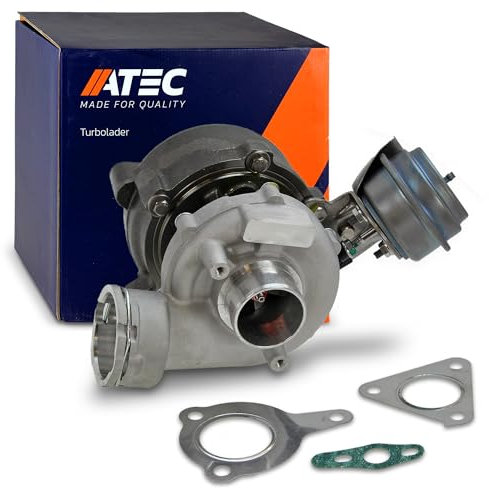 ATEC Germany 1x Turbocompressore incl. presa di vuoto, Compatibile con AUDI A4 B6, A4 B7, A6 C5, A6 C6, SKODA SUPERB I (3U4), VW PASSAT B5.5 (3B3), PASSAT B5.5 Variant (3B6)