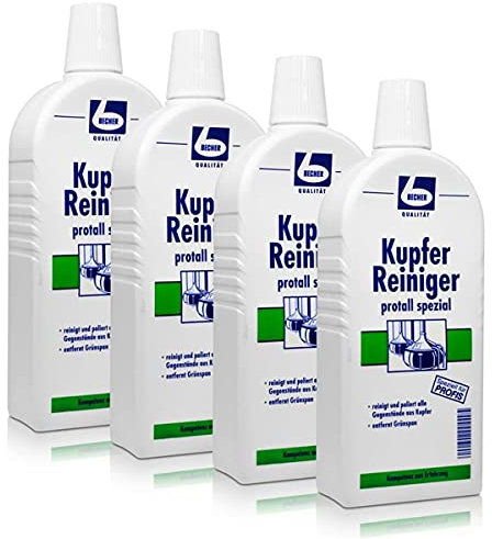 4x Dr. Becher Kupfer Reiniger protall spezial 500 ml