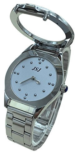 VISIONU Tactile Braille Watch for Blind People or The Elderly Grey Dial (for Man)