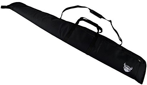 Rawstyle Waffentasche (Schwarz) Jagdtasche Waffenfutteral für Luftgewehr mit Fernrohr 135cm Gewehrfutteral Gun Case
