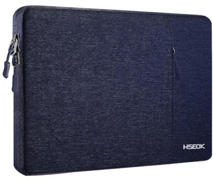 HSEOK 15,6 tum Laptop fodral Miljövänlig Laptopfodral Kompatibel för Mest Populära 15,6-tums HP Dell Lenovo Asus Acer Samsung Bärbara Datorer, Spillbeständig Datorhylsa,D02B01