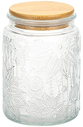 Zuccheriera Barattolo di Caramelle di Vetro con Coperchio in Vetro Ciotola e Cibo Contenitore del Cibo Decorativo Biscotto Decorativo vasetti Tea Cady Serbatoio di stoccaggio for la casa Zuccheriere