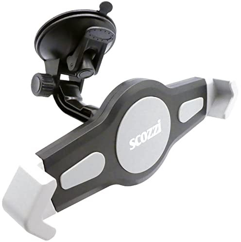 scozzi Tablet Halterung Auto Saugnapf Scheibe vorne Halterung Halter zB kompatibel mit Apple iPad,Lenovo,Samsung Galaxy Tab S9 S8 S7 S6 A7 A E P12 P11 Yoga 13 11 M10 M8 FE Lite Air Mini Plus Pro