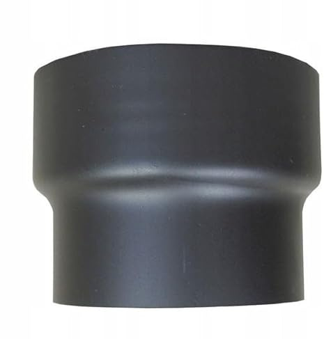 BirnePower Rohrerweiterung von 150 auf 180 mm, Senotherm-Beschichtung, Abgasrohr für Ofen & Kamin, 2 mm Wandstärke