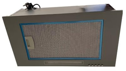 Gruppo cappa ad incasso colore alluminio 52 cm - Superair ECO F9