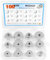 100PCS Washers for Screws, Stainless Steel 12 Sizes M3/M4/M5/M6/M8/10/M12 Metal Flat Washers Set for Bolts Assorted Set for Home Repair Construction