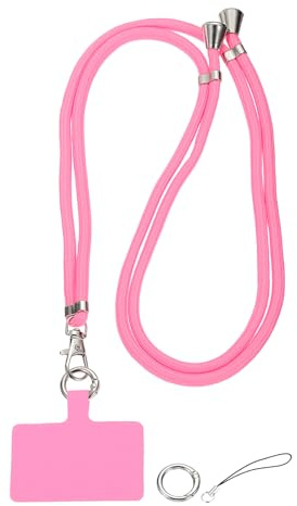 sourcing map Phone Lanyard, Adjustable Crossbody Phone Strap Detachable Cellphone Chain Strap with Tether Tabs