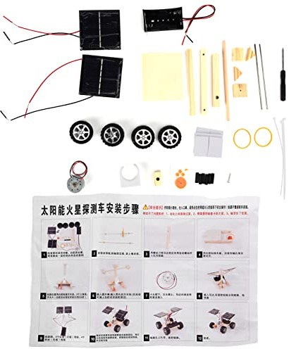 Kit di assemblaggio elettrico educativo per auto elettrici per auto a energia solare per bambini