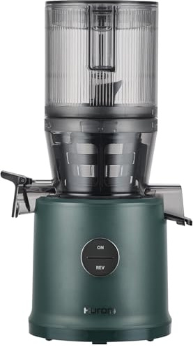 Hurom H80-ST Slow Juicer | Elektrisk Kallpressad Juicepress för Frukt & Grönsaker | 2,2L Kapacitet | Automatisk Juicefunktion | BPA-fri | 200W | 15 Års Garanti | (Mörkgrön)