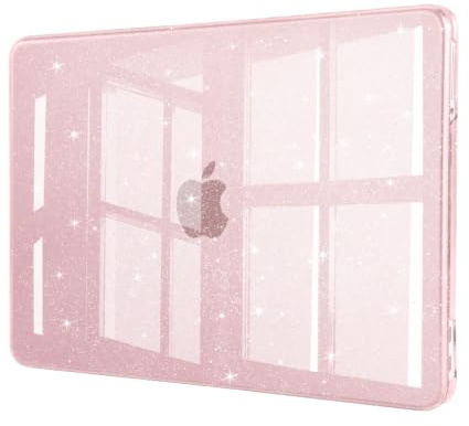 MOSISO Compatible con MacBook Neo 13 Pulgadas A3404 Lanzamiento 2026 | con Chip A18 Pro, Brillante Brillo&Resistente a Arañazos Ultradelgada Funda Protectora Rígida, Rosa Nube