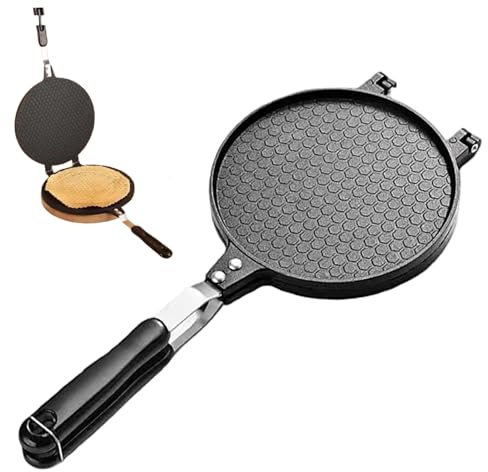 DAGLLGEW Äggrulle tillverkare 16,7 cm dia. Non-stick våffelkontillverkare värmebeständig tortillapress med handtag för glass kon cupcake pannkaka pizza | Äggrulletillverkare 16,7 cm dia. Non-stick våffelkontillverkare värmebeständig tortillapress med handtag för glasstrut cupcak