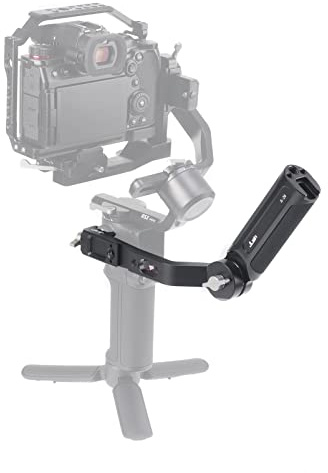 JLWIN Sling Handgrip per DJI Ronin RS 2 /RSC 2 /RS 3 /RS 3 Pro/RS 3 mini stabilizzatore portatile Gimbal, caratteristiche con 1/4-20, 3/8-16, attacco cold shoe per monitor, luce led, microfono