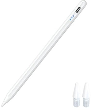 Tomedeks Penna per Tablet,Stylus Pen Tablet Android,Compatibile Samsung/Vivo/Xiaomi/Huawei/Smartphone/Android/iOS Penna Touch Tablette ad Alta Sensibilità e Precisione con 2 Punta Sostituibile