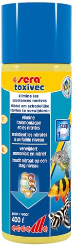 sera toxivec 5000 ml | Aquarium Wasseraufbereiter für Notsituationen | Neutralisiert Ammoniak & Nitrit | Aquarium Zubehör | Sofort-Hilfe gegen giftige Stoffe für klare Wasserwerte
