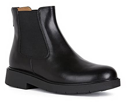 Geox D Spherica Ec1 C, Stivaletti Donna, Nero (Black C9999), 38.5 EU