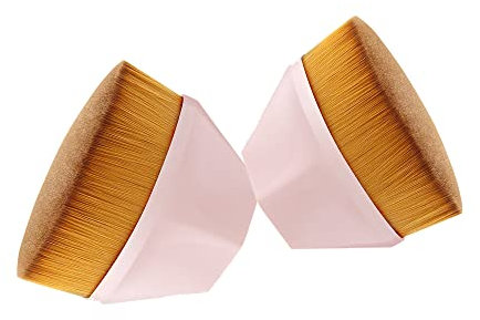 TUKEFEV Makeup Brush [2 Pack] Beauty Powder Blush Colors Portable Professional Foundation Set Brush Cosmetic Foundation Large Soft Base Makeup Brush Beauty Tool Fondotinta Pennello
