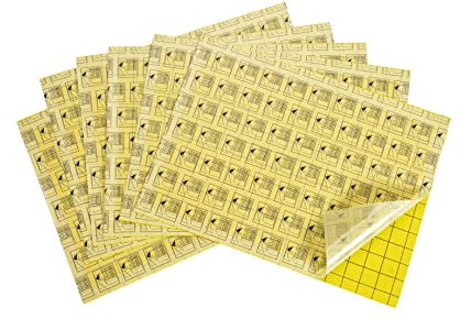 Proandre - Recambio de 6 Láminas Adhesivas para Trampa de Insectos de Acero Inoxidable | Atrapa Moscas, Mosquitos y Avispas | Trampa Moscas y Mosquitos para Interiores y Exteriores