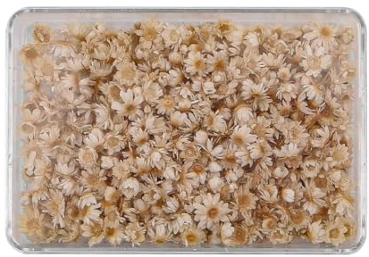 Tiardey 200 Pezzi Mini Fiori Secchi Naturali Teste di Fiori Secchi Piccole Stelle Mini Margherita per Gioielli Candele Creazione di Carte Ornamenti in Resina Fai da Te