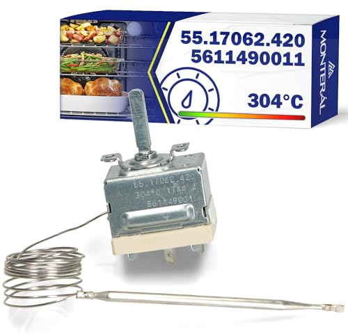 Thermostat pour Four 304°C 5611490011 561149001/1 3890770047 pour AEG | 3890770245 pour Electrolux pour Zanussi 55.17062.420 pour Ego - Garantie 10 Ans - MONTERAL