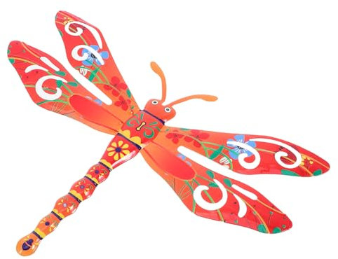 CAXUSD Outdoor Iron Dragonfly Garden Art for Patio and Home Decor Metal Wall Hanging with Realistic Wing Details